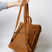 Stylish Leather Backpack