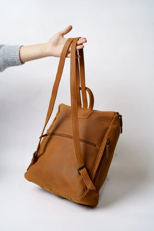 Stylish Leather Backpack