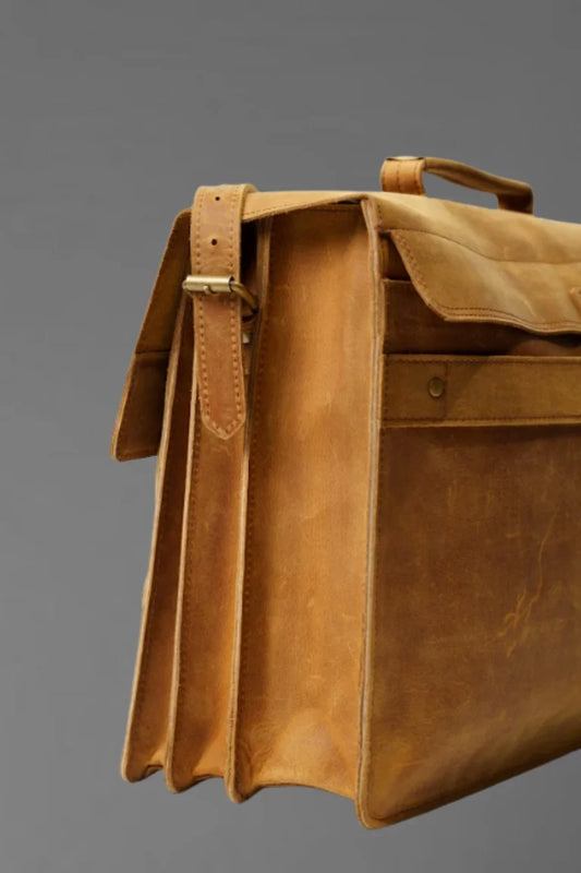 Premium Leather Laptop Bag