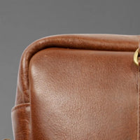 Laptop Bag Burgundy Color Brass