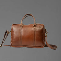 Laptop Bag Burgundy Color Brass