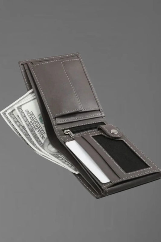 Multi-Layer Leather Wallet – Sleek, Spacious & Secure