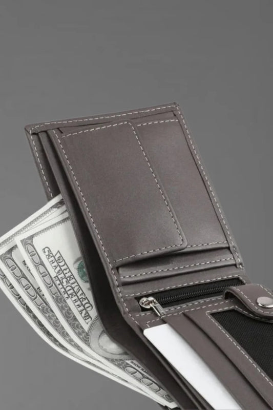 Multi-Layer Leather Wallet – Sleek, Spacious & Secure