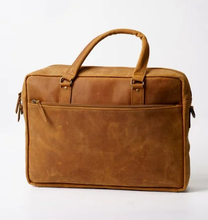 Vintage Leather Messenger Bag – Stylish