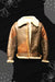 Vintage Aviator Shearling Leather Jacket