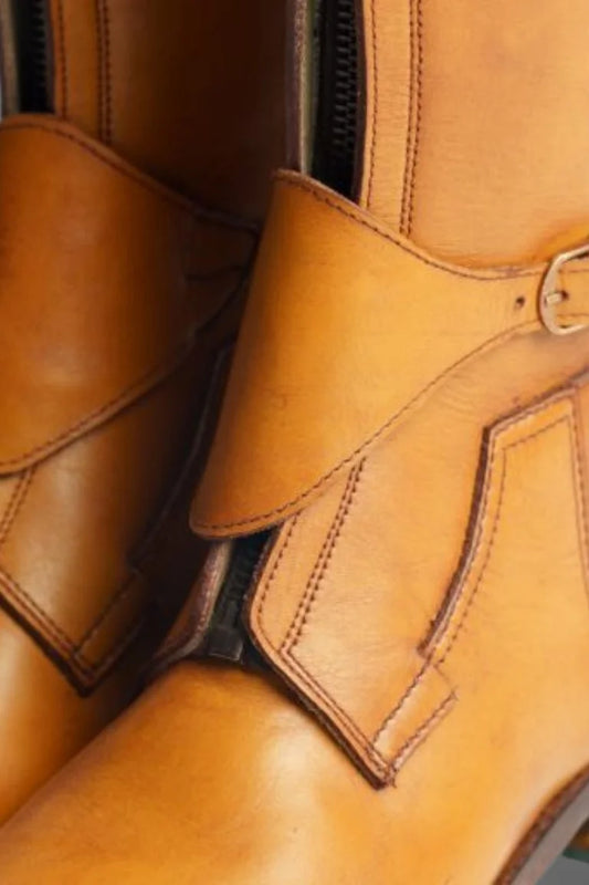 Leather Long Boot
