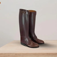 Elite Long Leather Riding Boots