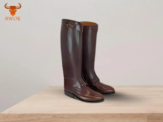 Elite Long Leather Riding Boots