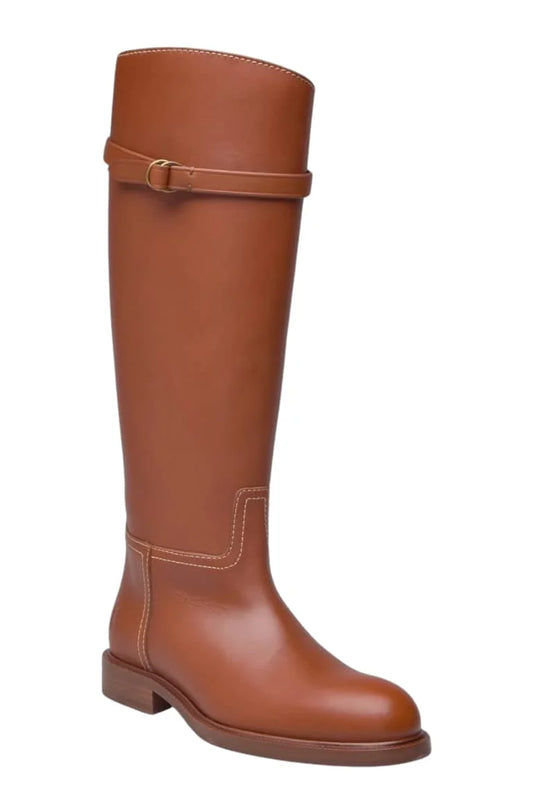 Casual Style Equestrian Boots