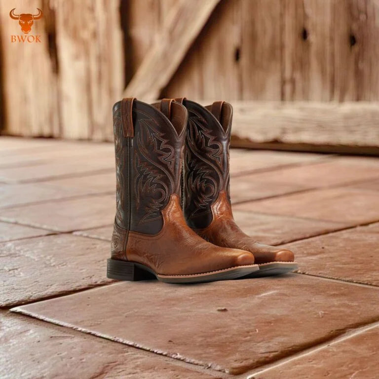 Western Cowboy leather Boots