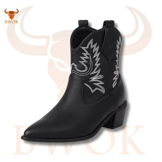 Leather Cowboy Boots