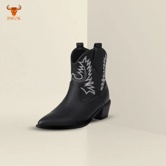 Leather Cowboy Boots