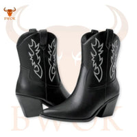 Leather Cowboy Boots