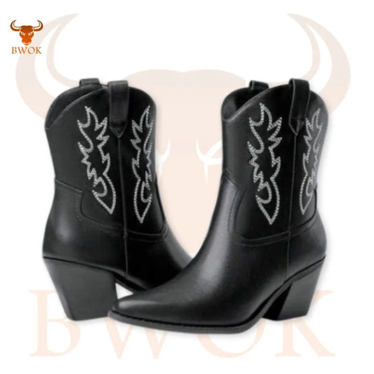 Leather Cowboy Boots