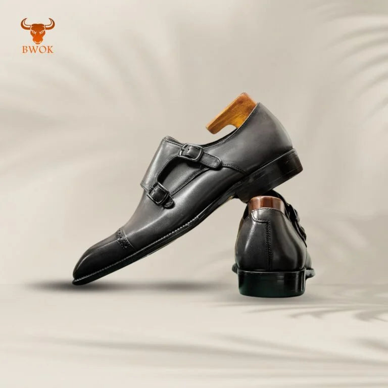 Leather Monk Shoes