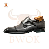 Leather Monk Shoes