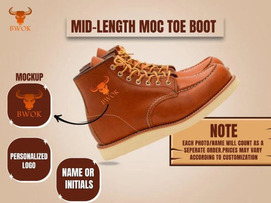 Moc Toe Leather Boots