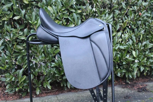 Blue Dressage Saddle