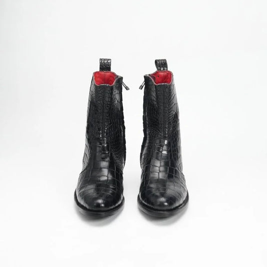 Premium Leather Half Long Boots