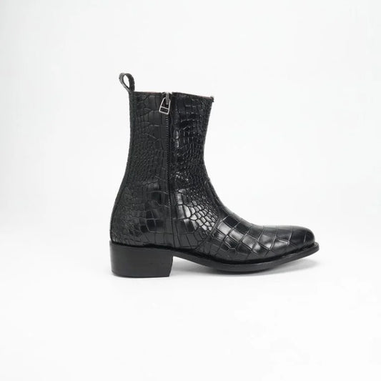 Premium Leather Half Long Boots