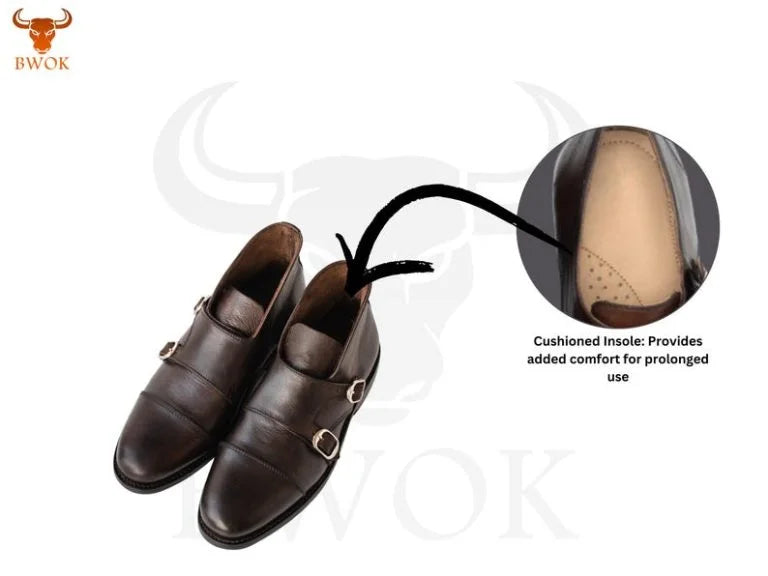 Men Double Monk Dress Shoes