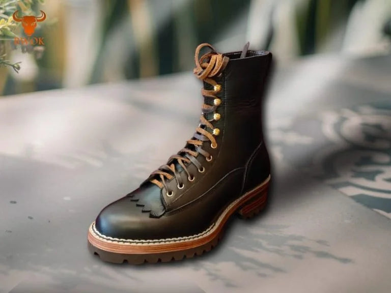 Rugged Handmade Work Boots