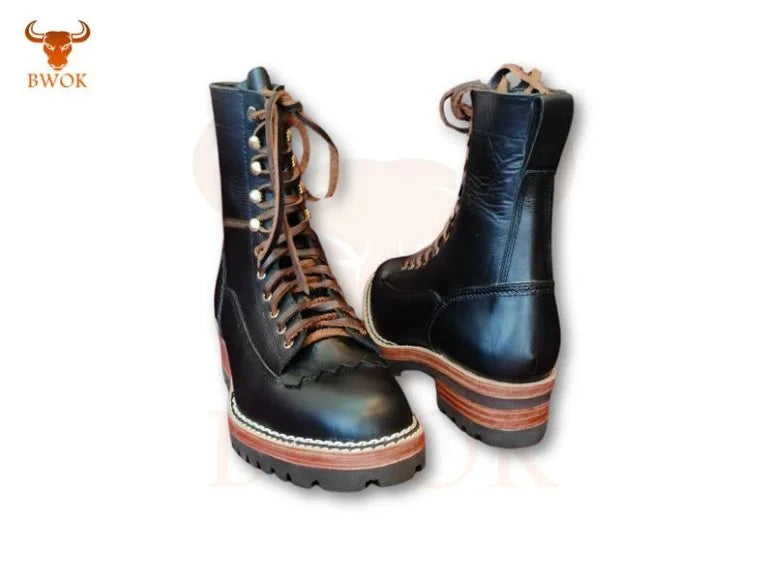 Rugged Handmade Work Boots