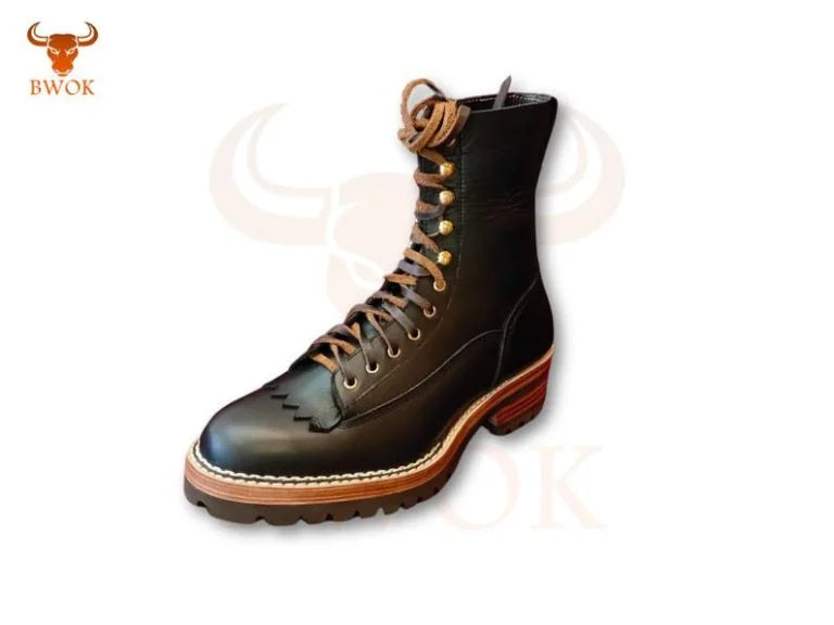 Rugged Handmade Work Boots
