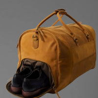 Premium Leather Duffel Bag | Stylish Travel Bag – Bwok Store