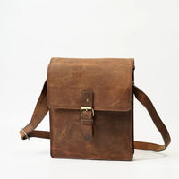 Vintage Leather Laptop Bag for Men & Women | Stylish Office & Travel Satchel – Bwok Store